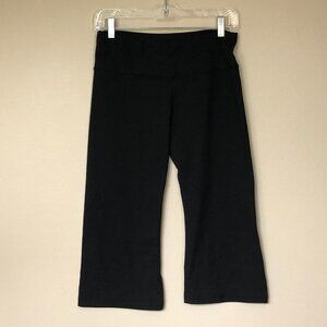 CRATE Black Pull-On Cropped Yoga Pants S
